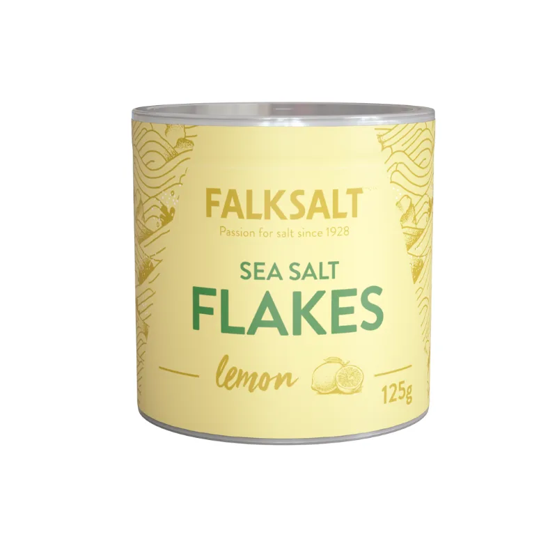Falksalt zeezoutvlokken met citroen
